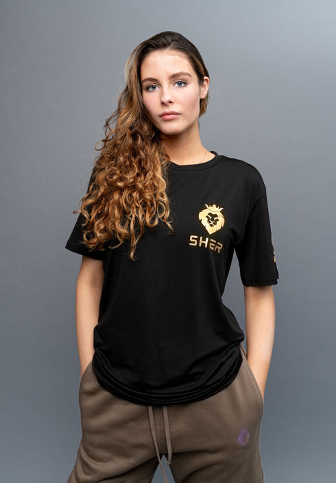 Black training t-shirt