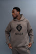 Grey original lion hoodie