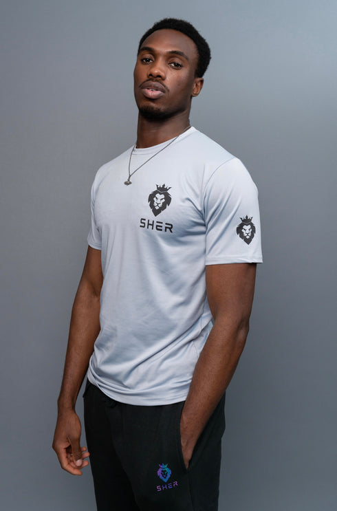 Silver training t shirt
