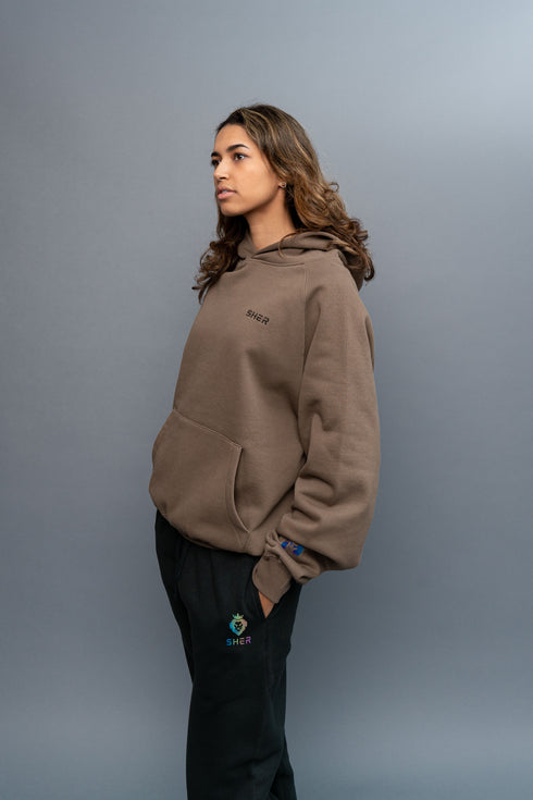 Khaki green hoodie