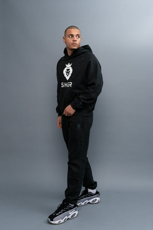 Black original lion hoodie